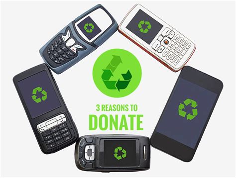 Recycling for Charity: old mobile or cell phones .